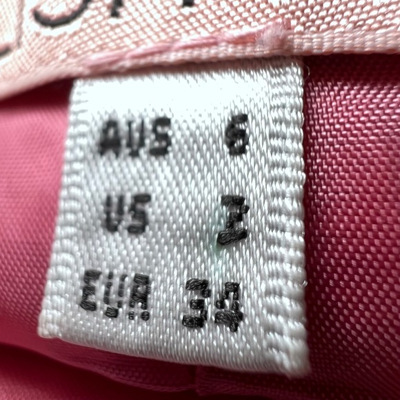 Lisa Ho Pink Metallic Pleated Midi Skirt Womens 2 Pink Party Evening Wear Shiny - Picture 5 of 14